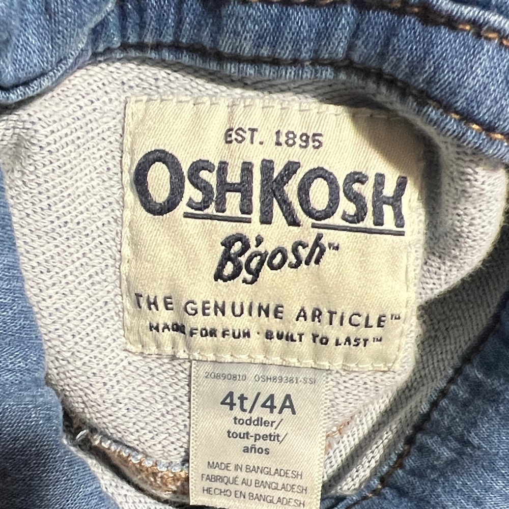 OshKosh B'gosh Kids Light Wash Denim Jacket - Picture 2 of 2